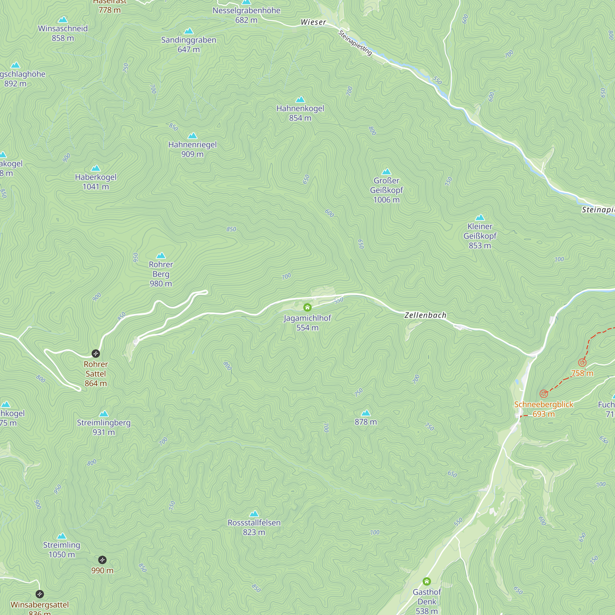 Jagamichlhof map