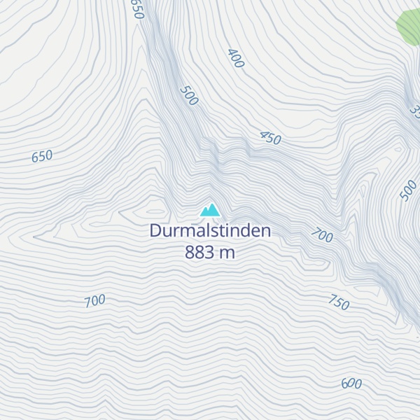 Map of Durmalstinden
