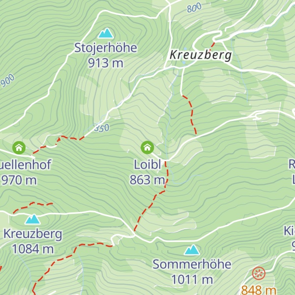 Map of Loibl