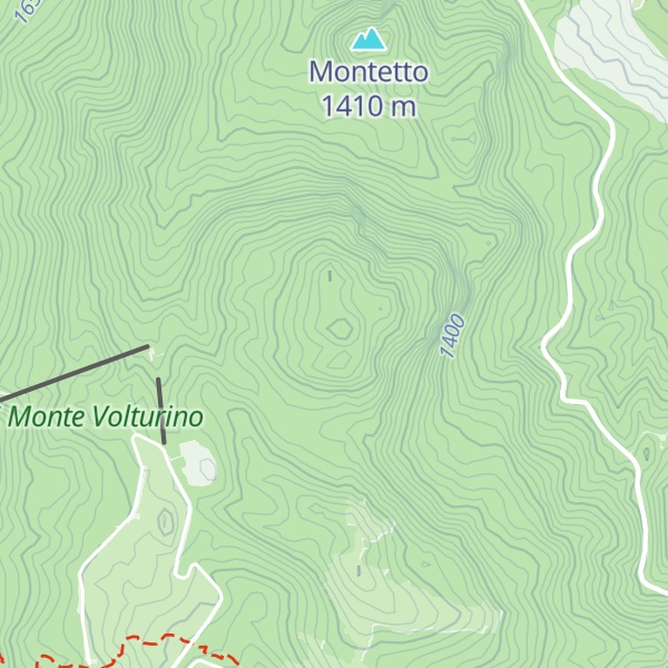Map of Monte Saraceno