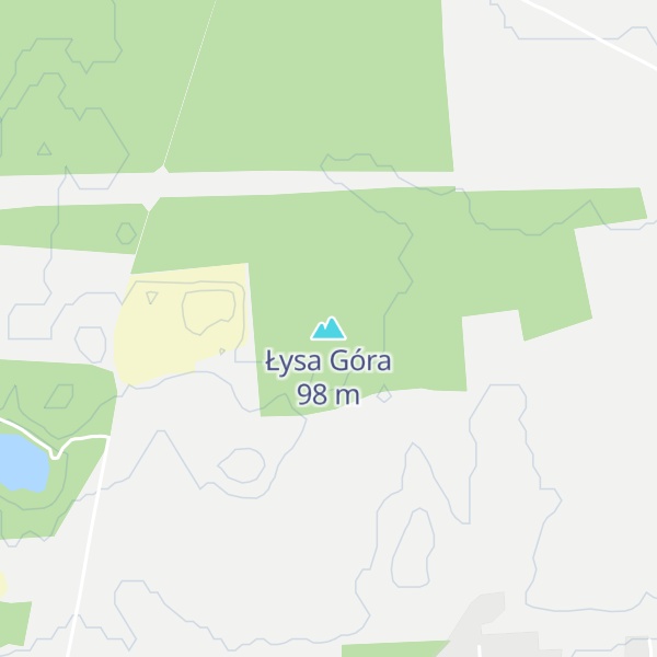 Map of Łysa Góra