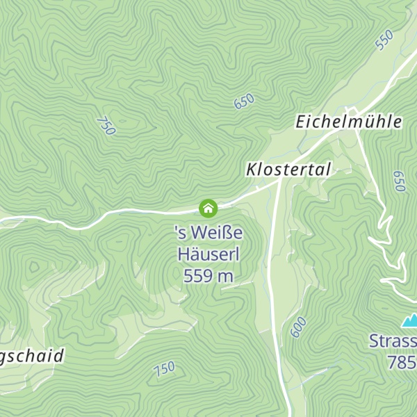 Map of 's Weiße Häuserl