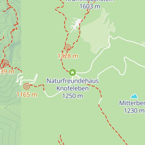 Map of Naturfreundehaus Knofeleben