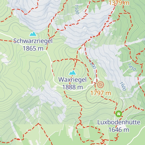 Map of Waxriegel