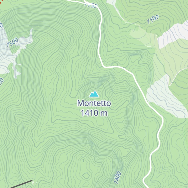 Map of Montetto