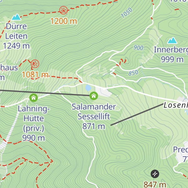 Map of Lahning-Inn