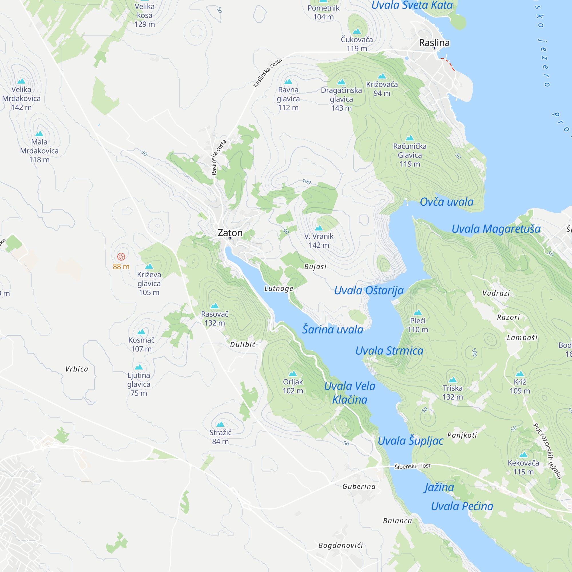 Apartmani Litnoga map