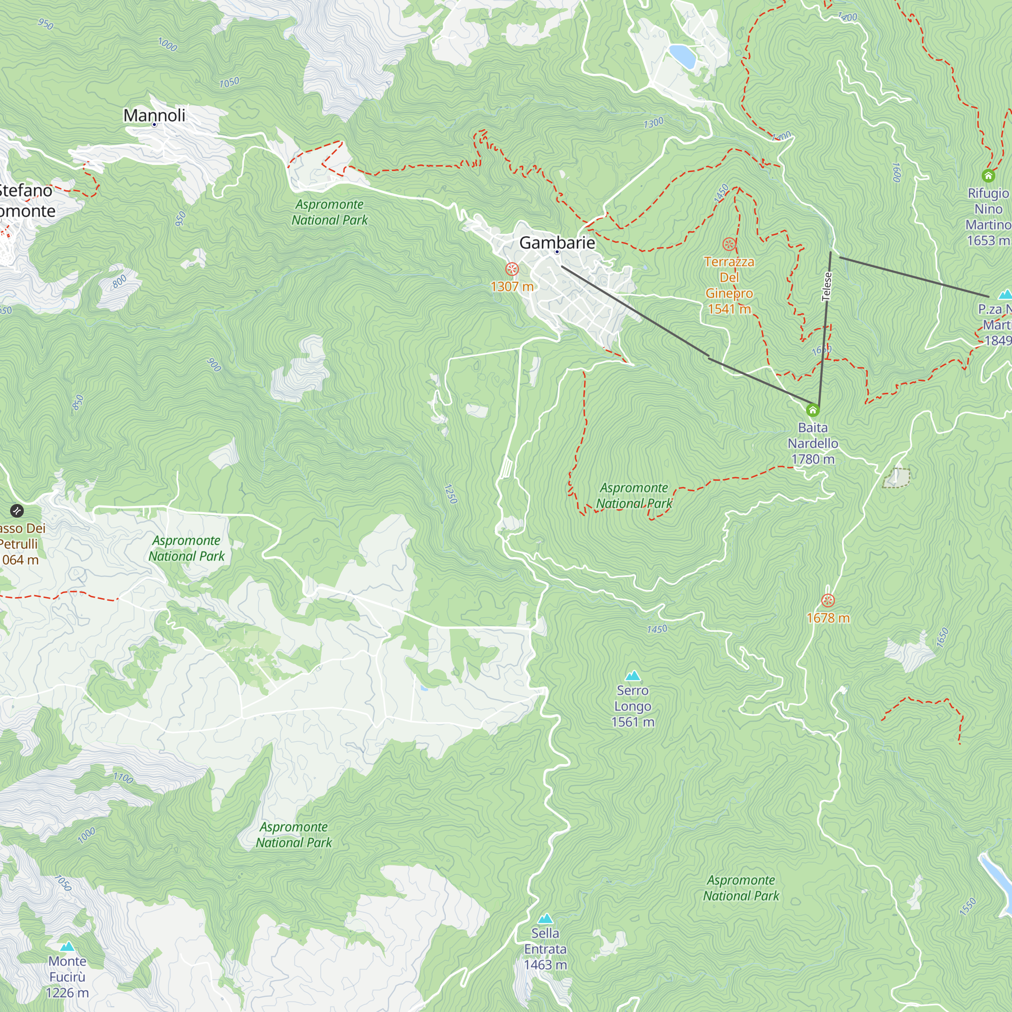 Rifugio Fragolara map