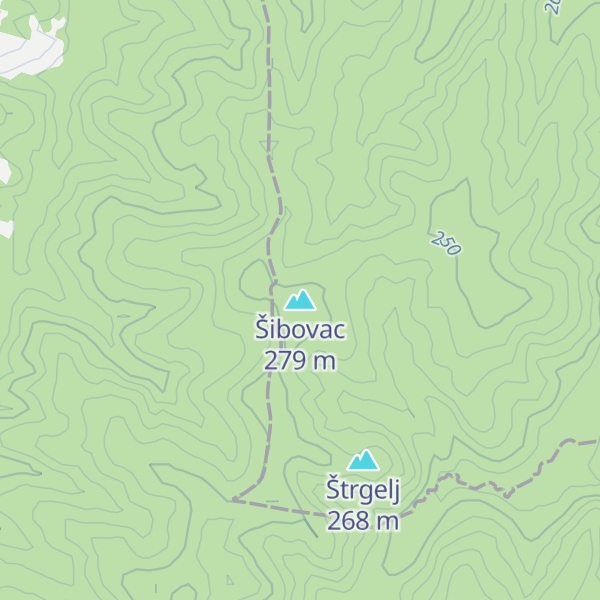 Map of Šibovac