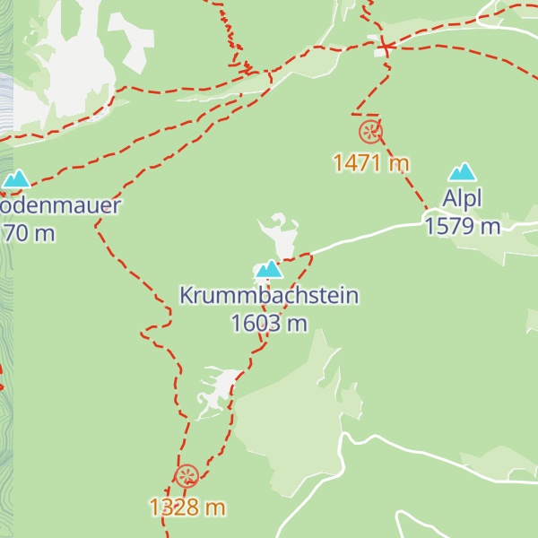 Map of Krummbachstein