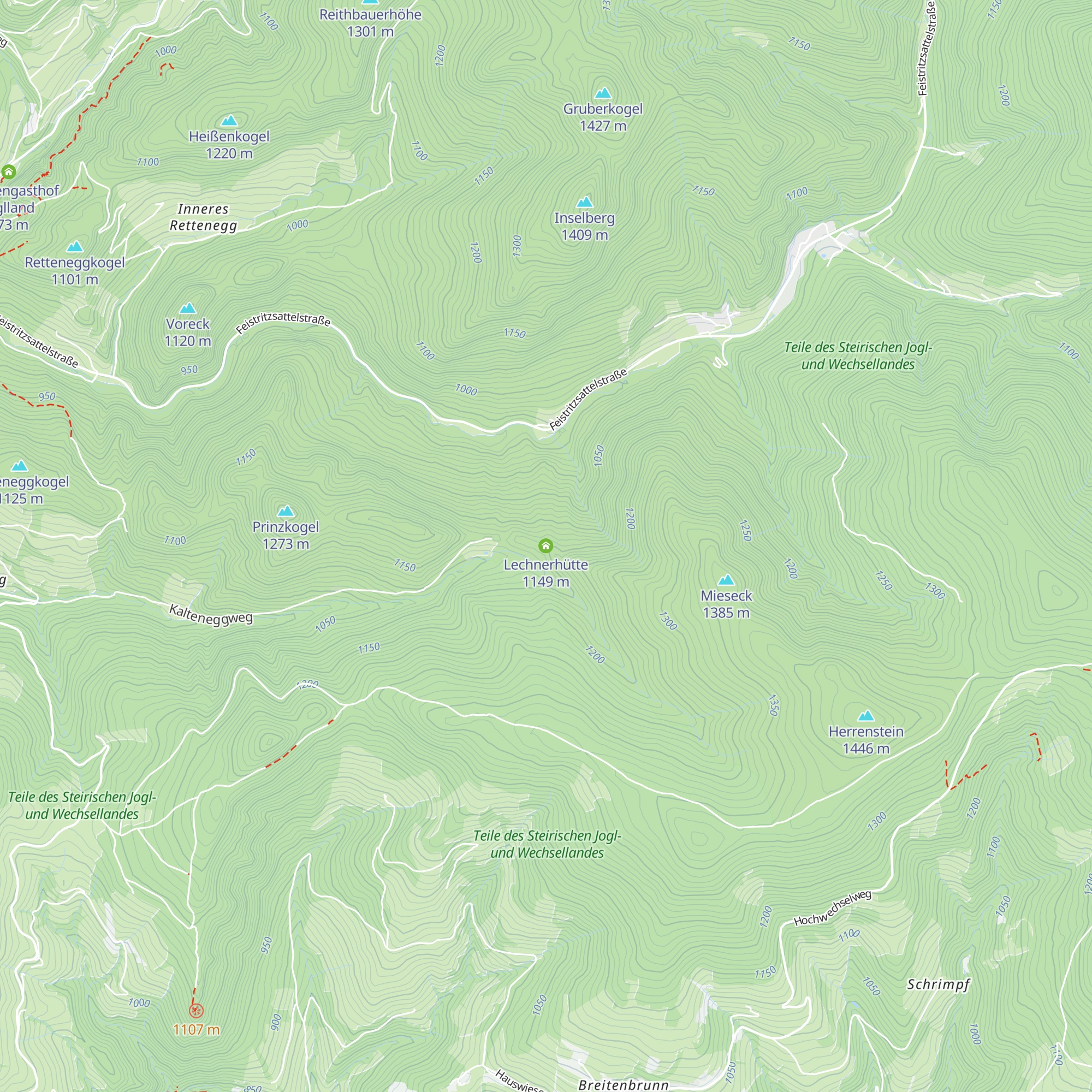 Lechnerhütte map