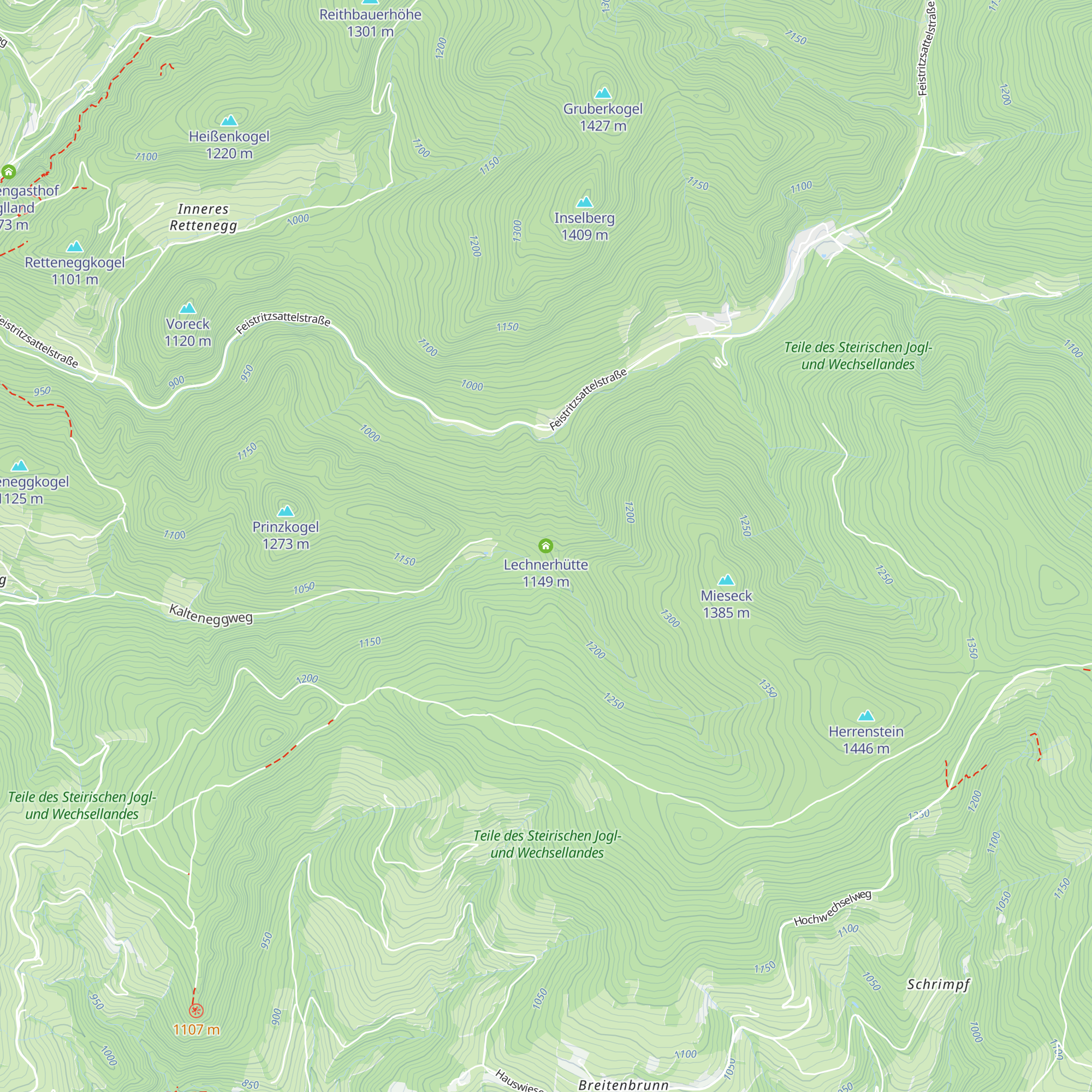 Lechnerhütte map
