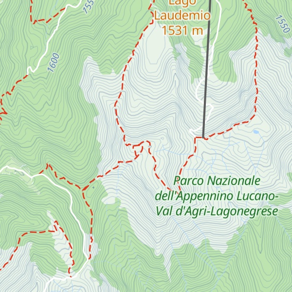 Map of Anticima Monte del Papa