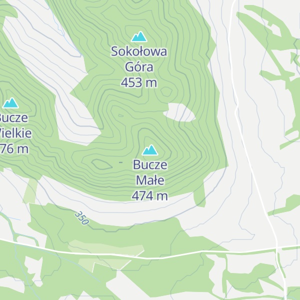 Map of Bucze Małe