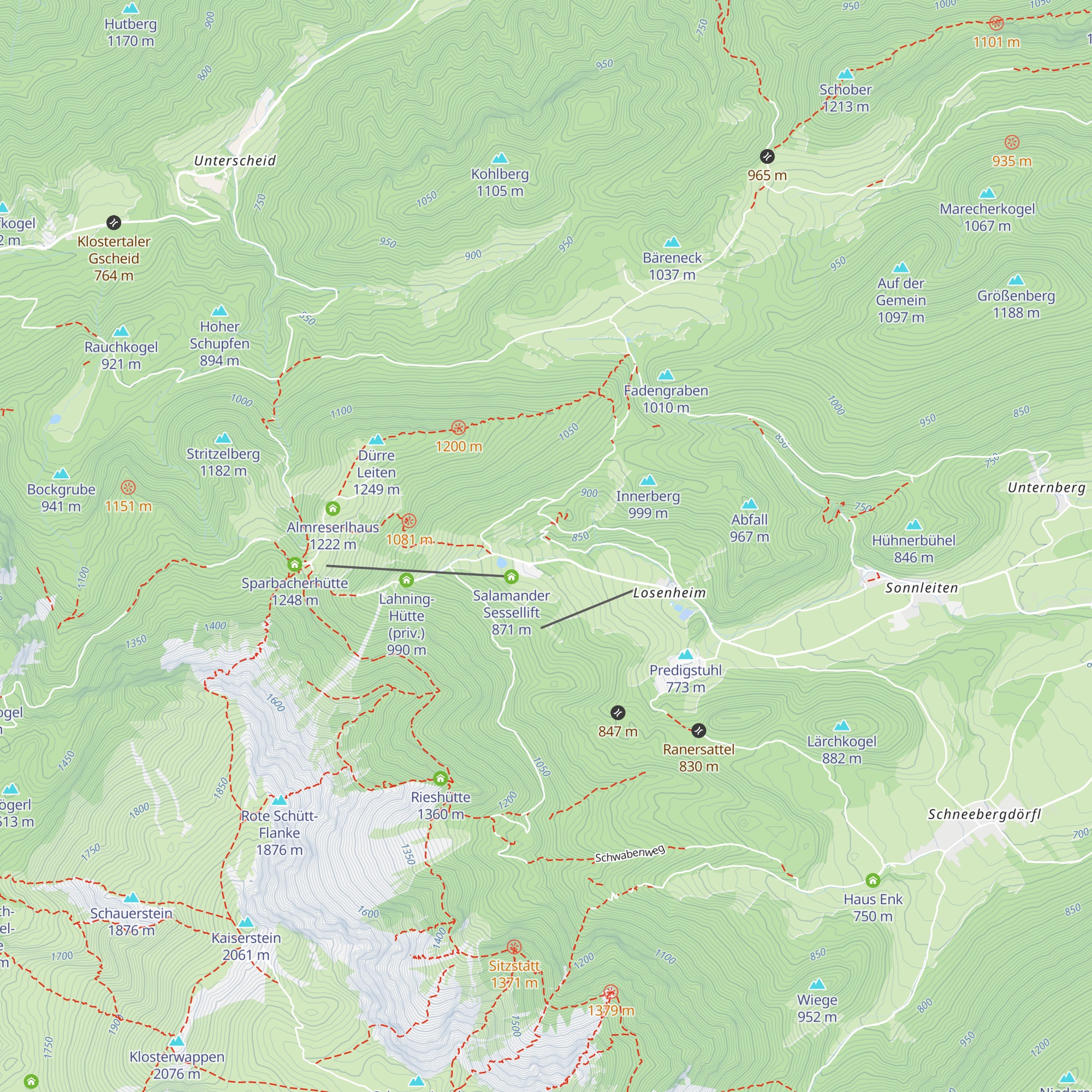 Gschaiderhof map