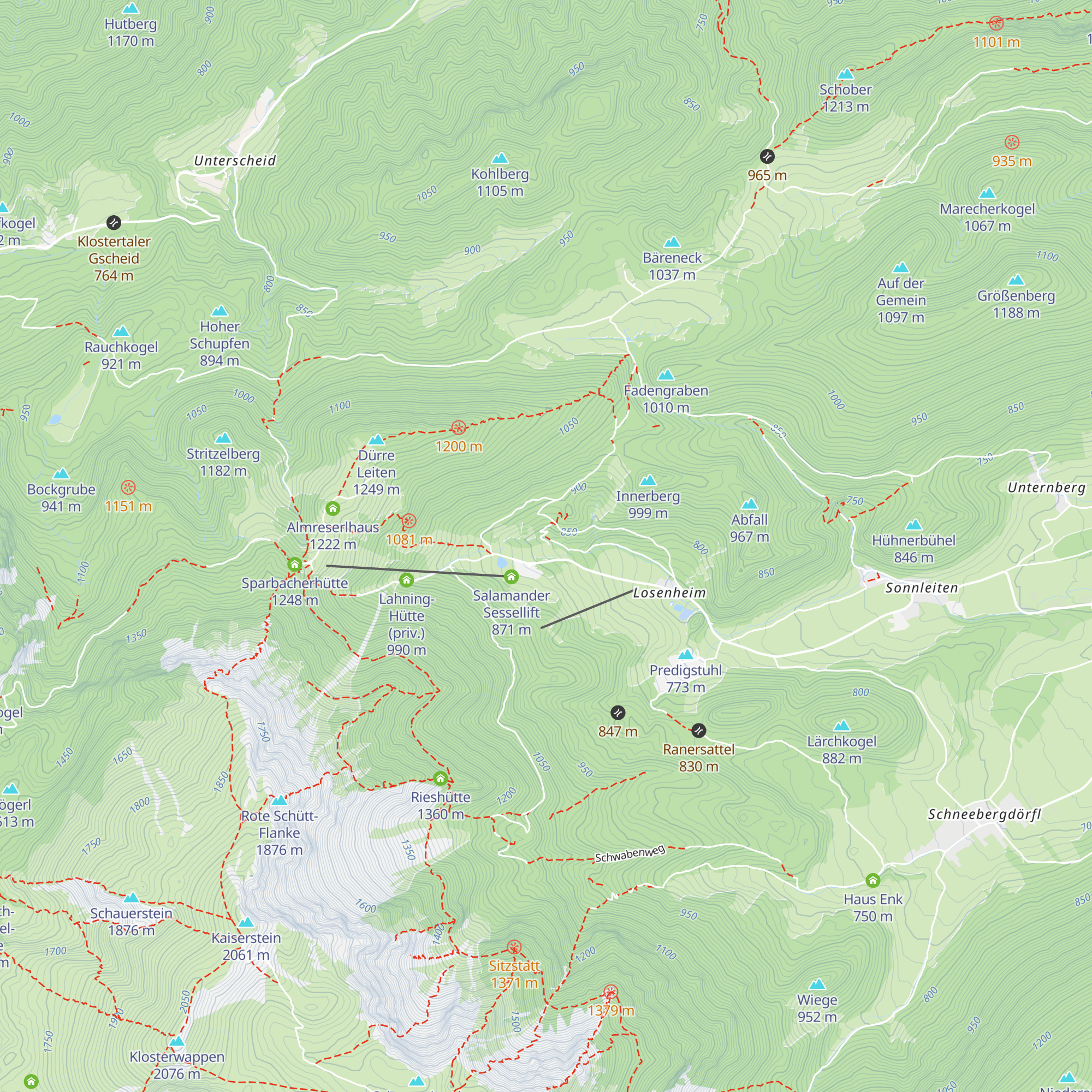 Gschaiderhof map