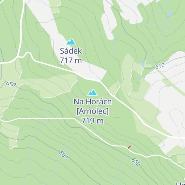 Map of Na Horách [Arnolec]