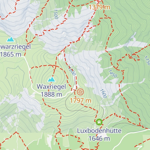 Map of Berghaus Hochschneeberg