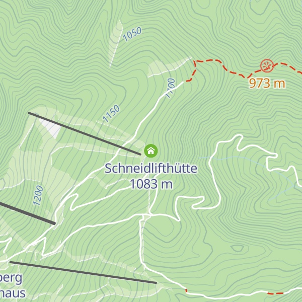 Map of Schneidlifthütte