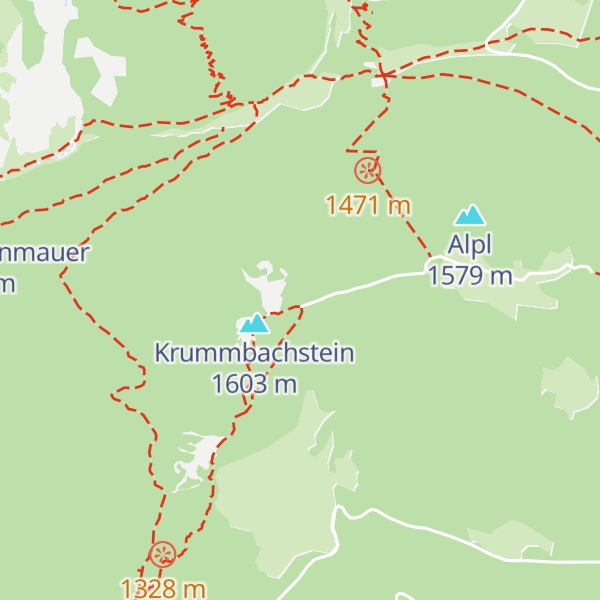 Map of Alpenfreundehütte