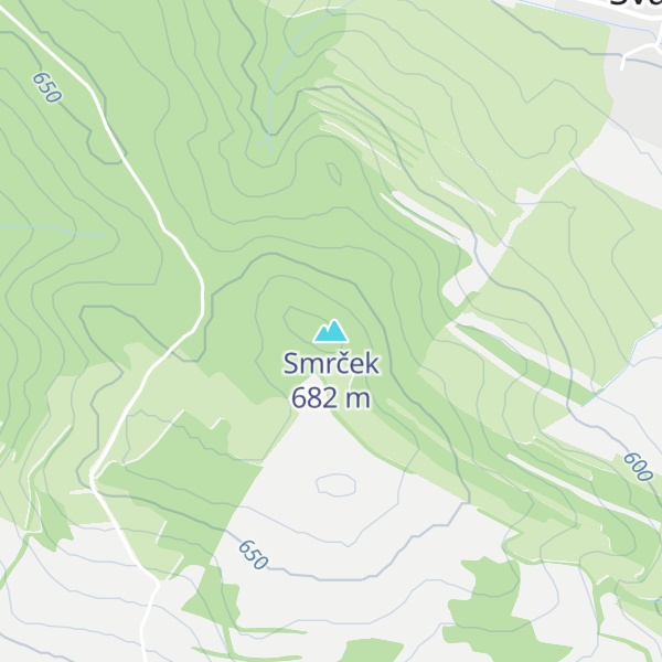 Map of Smrček
