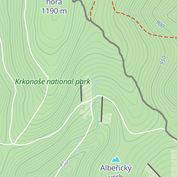 Map of Horská chata Poutník