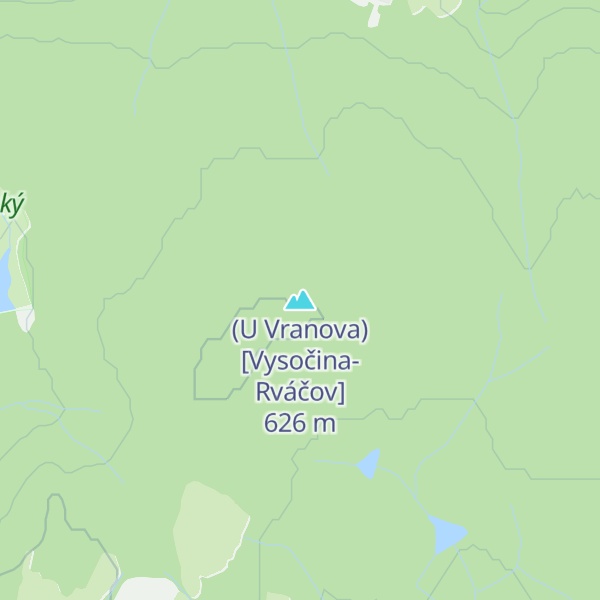 Map of (U Vranova) [Vysočina-Rváčov]
