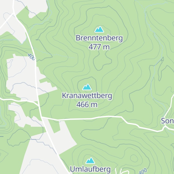 Map of Kranawettberg