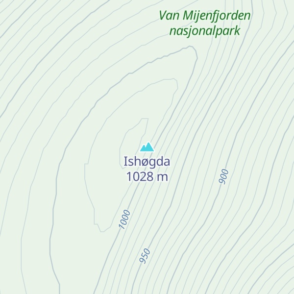 Map of Ishøgda