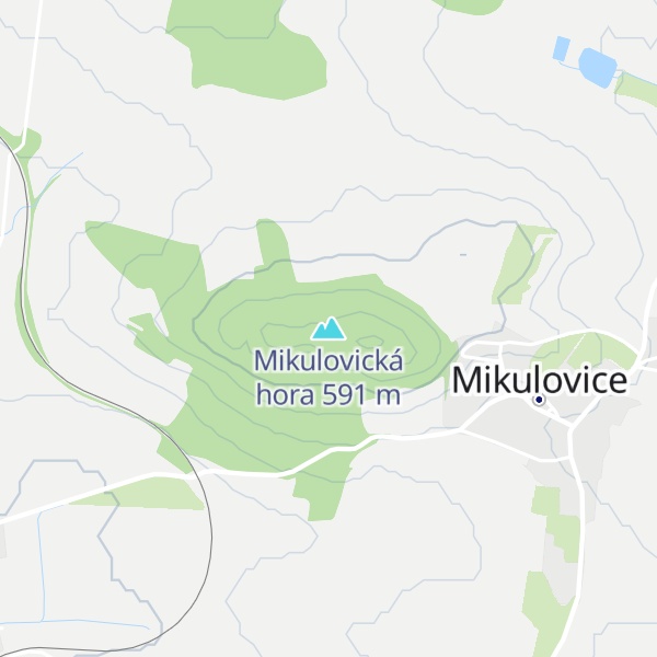 Map of Mikulovická hora