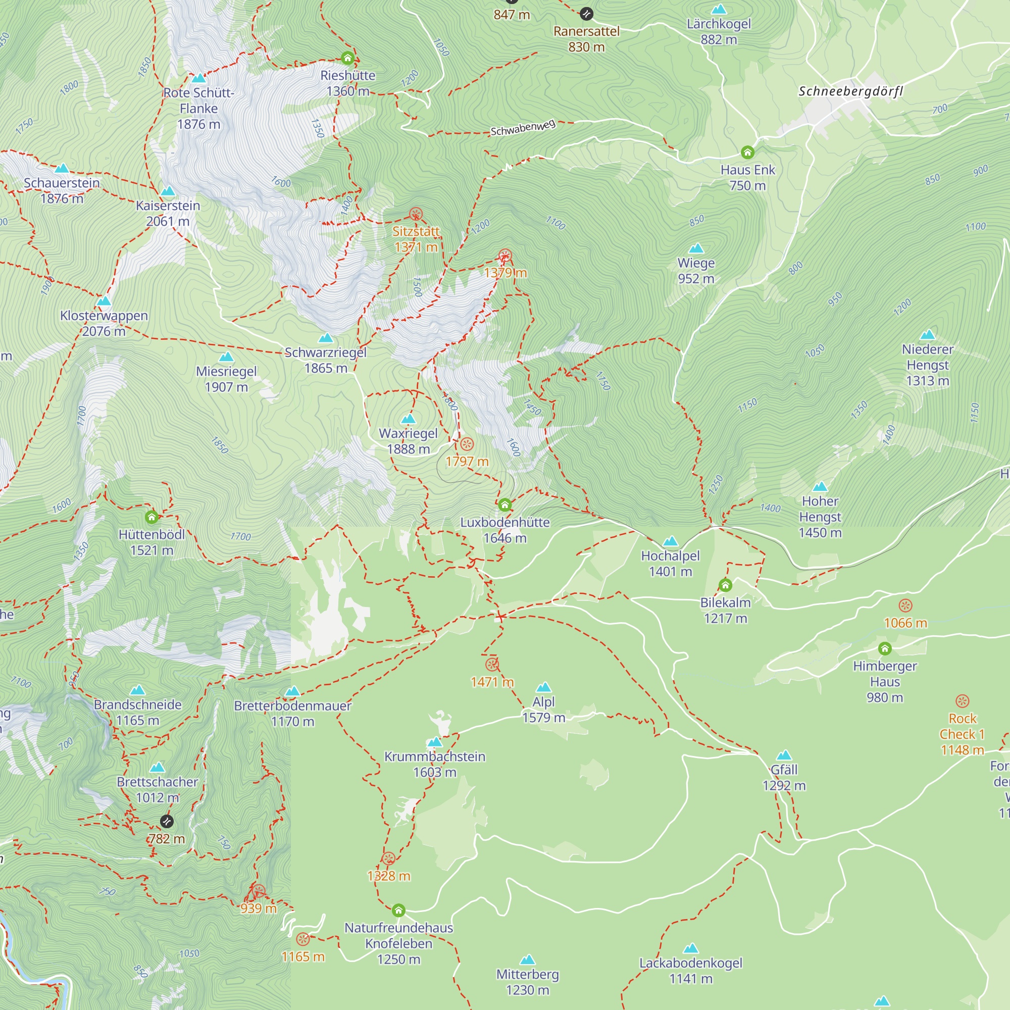 Luxbodenhütte map