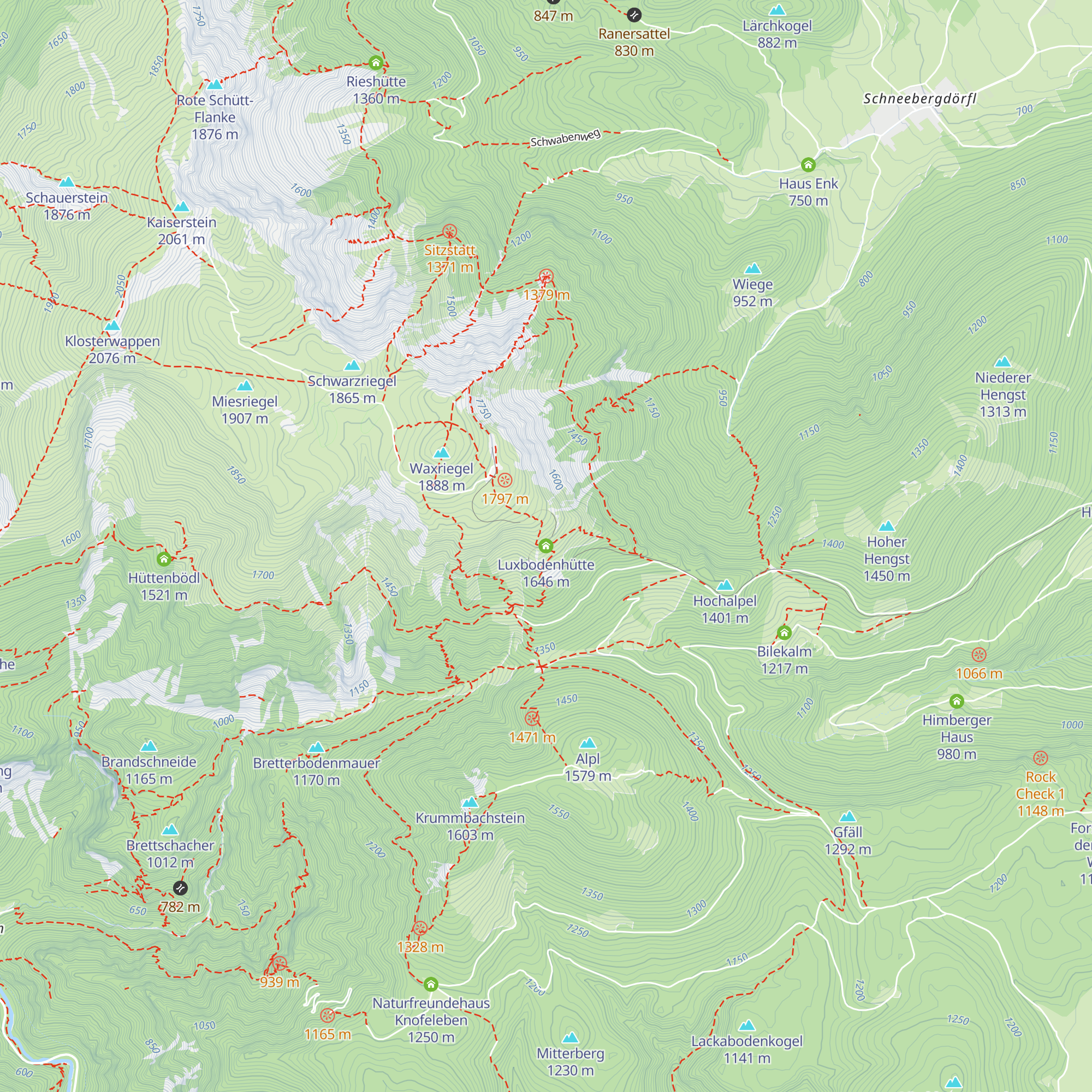 Luxbodenhütte map