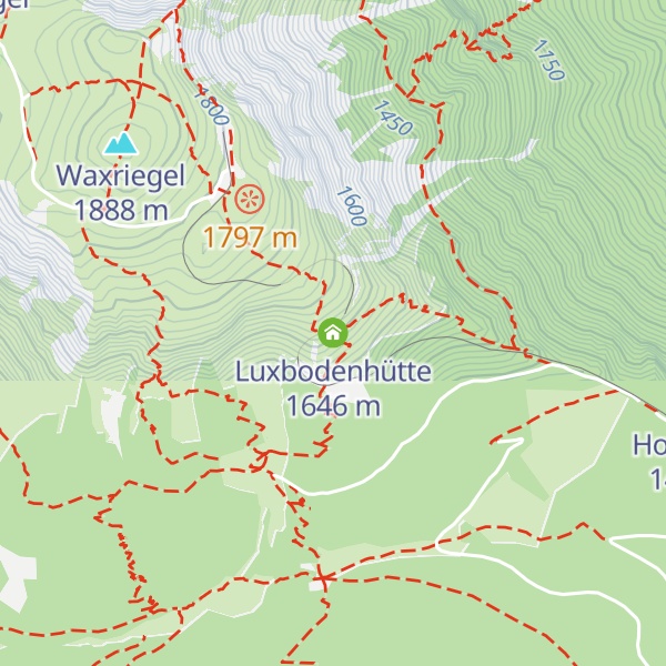 Map of Luxbodenhütte