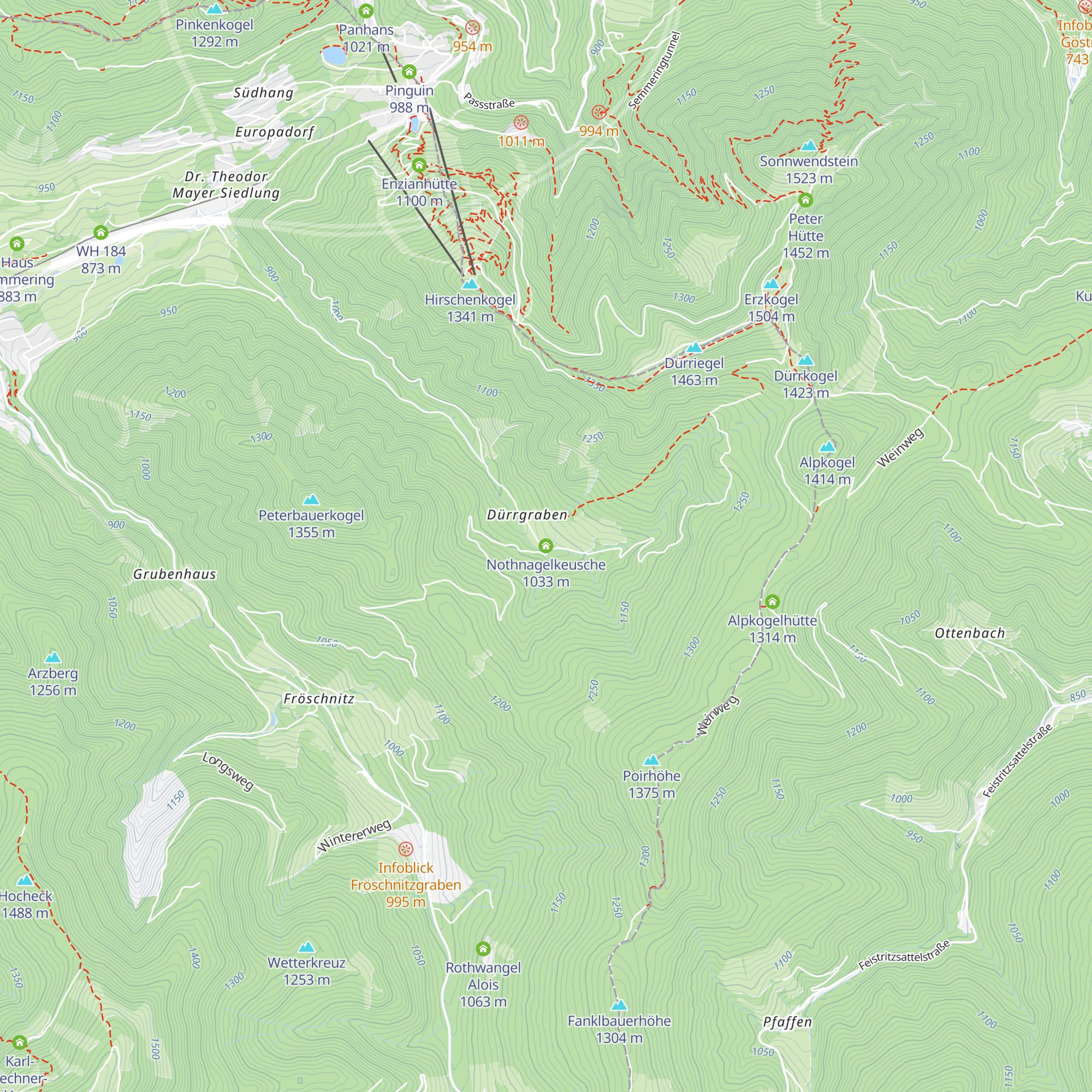 Nothnagelkeusche map