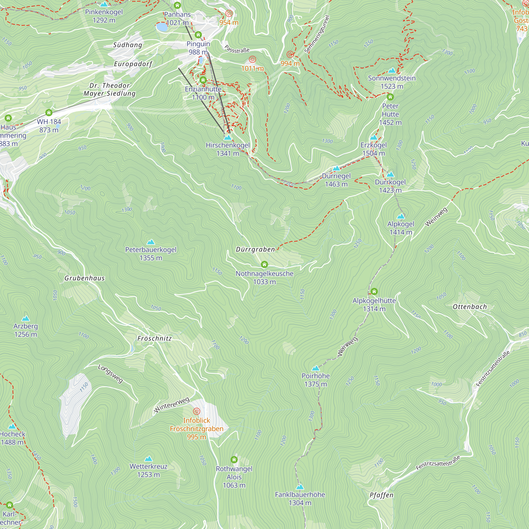 Nothnagelkeusche map