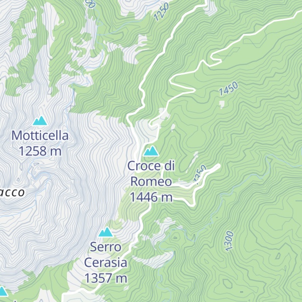 Map of Croce di Romeo
