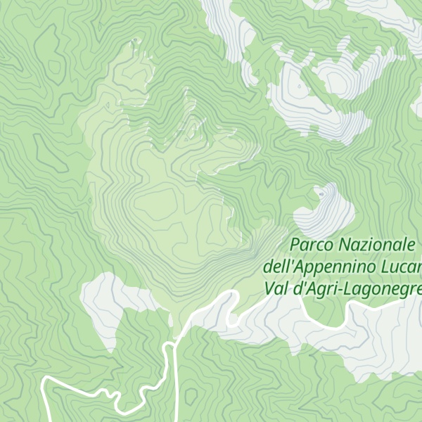 Map of Timpa di Roccarossa
