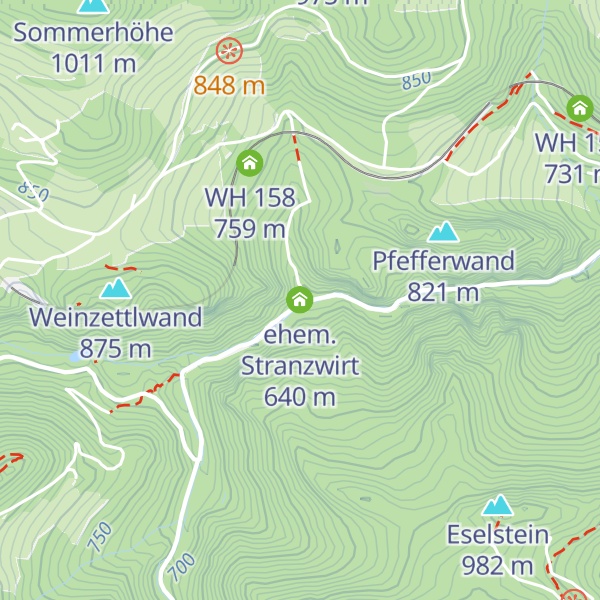 Map of ehem. Stranzwirt