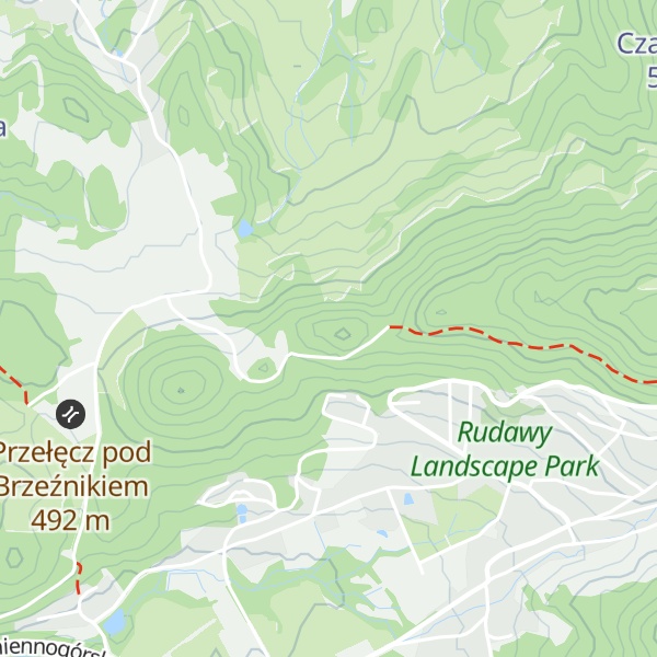 Map of Góra Bukowa