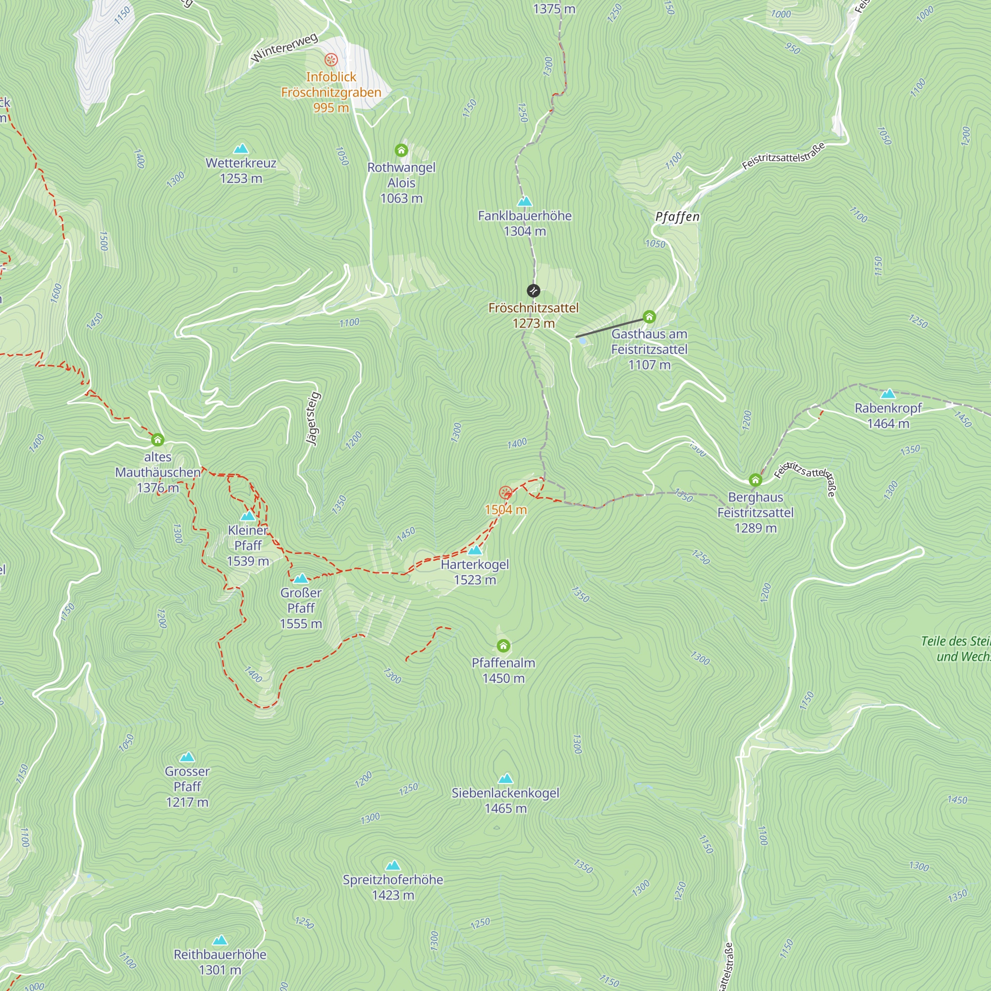 Trauterlhütte map