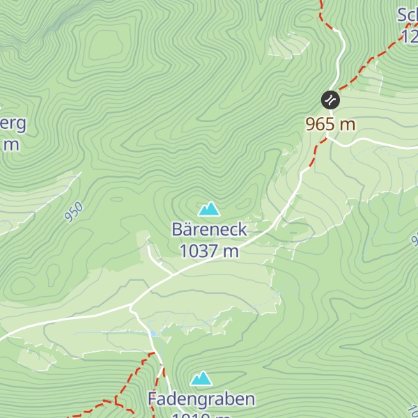 Map of Bäreneck