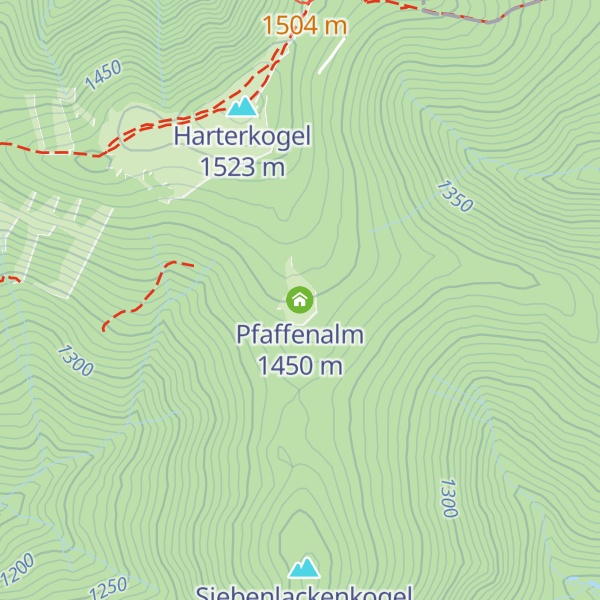 Map of Pfaffenalm