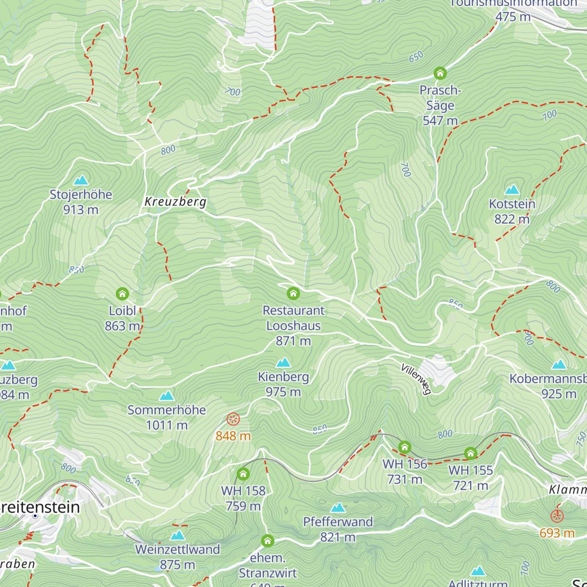 Restaurant Looshaus map