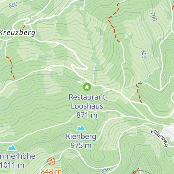 Map of Restaurant Looshaus