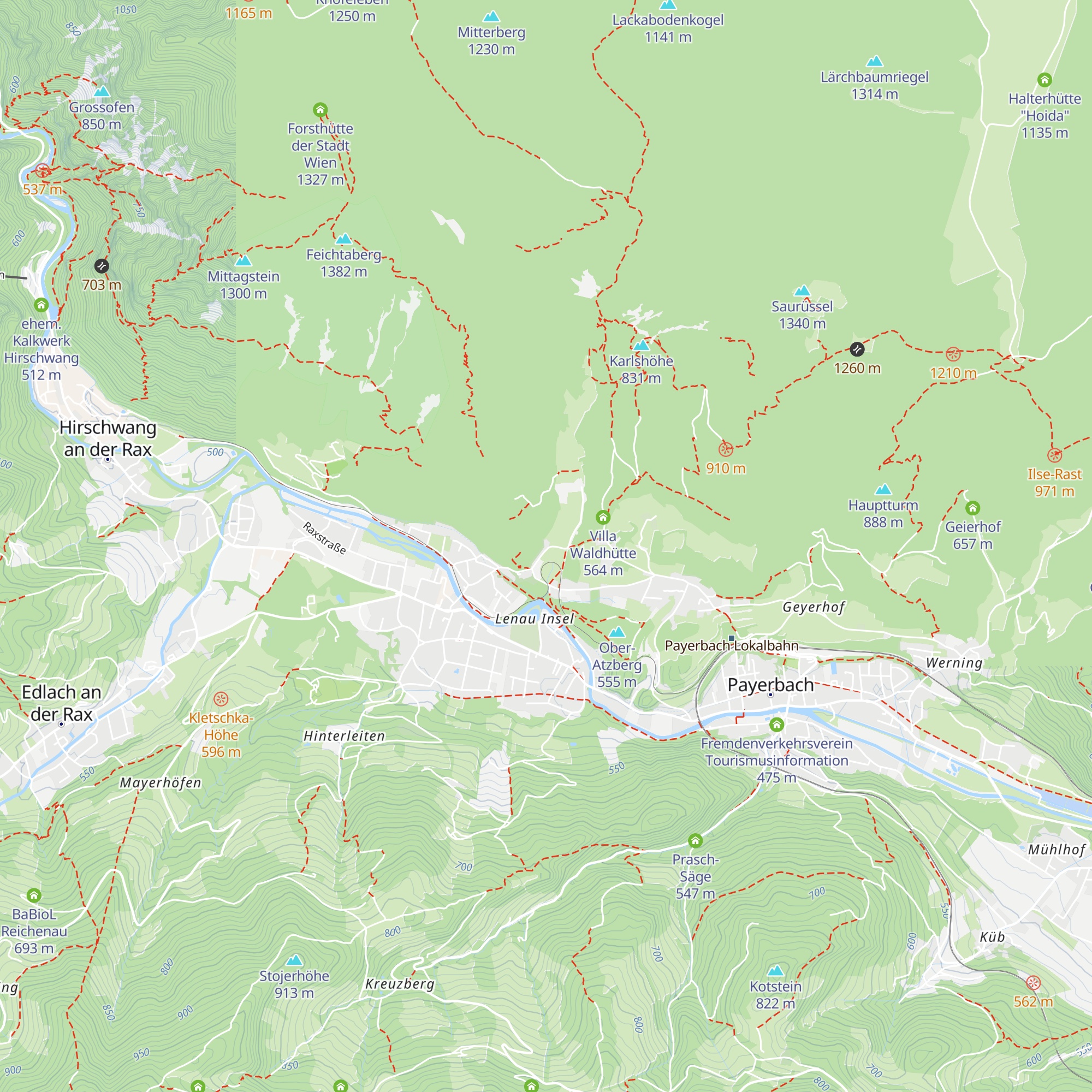 Villa Uhl map