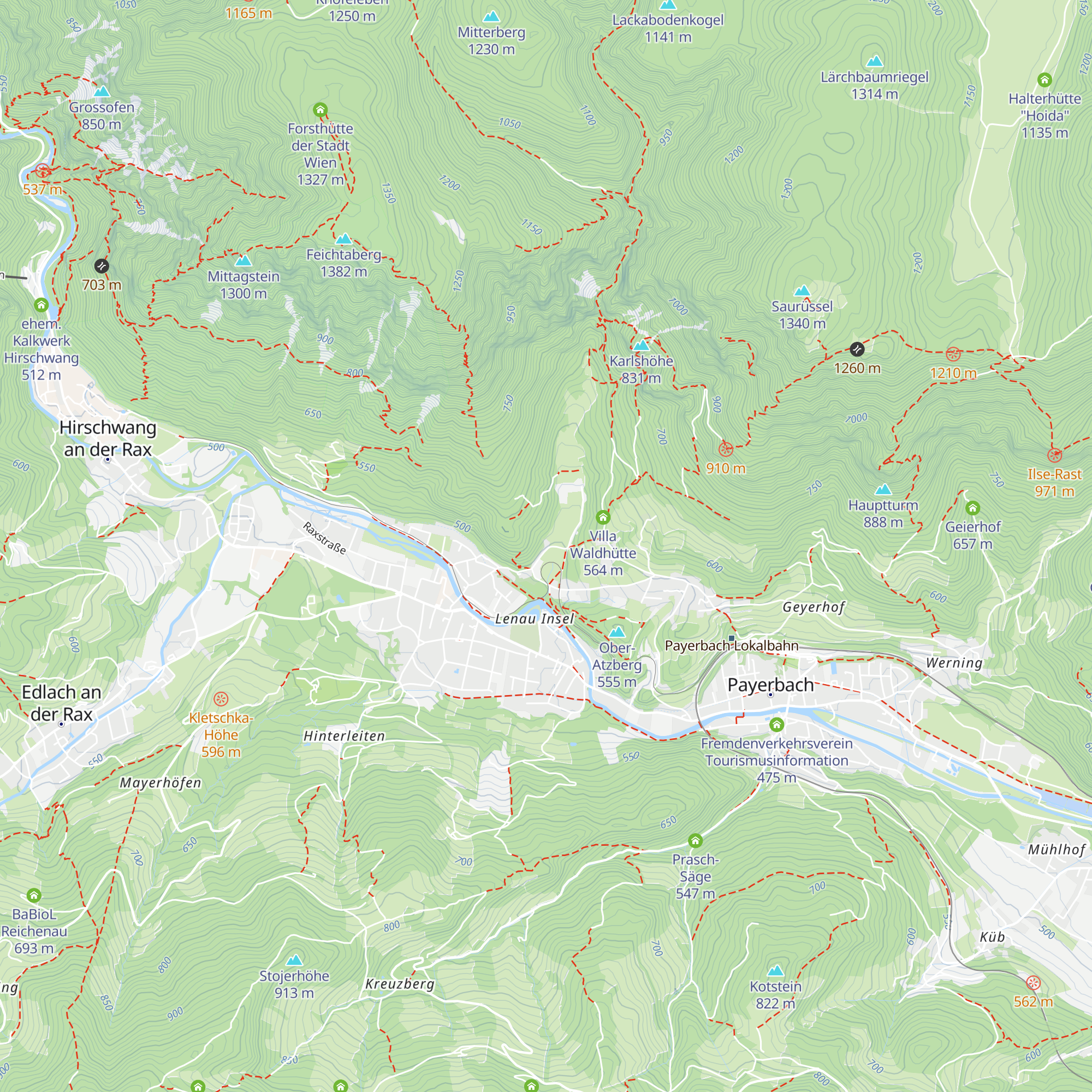 Villa Uhl map