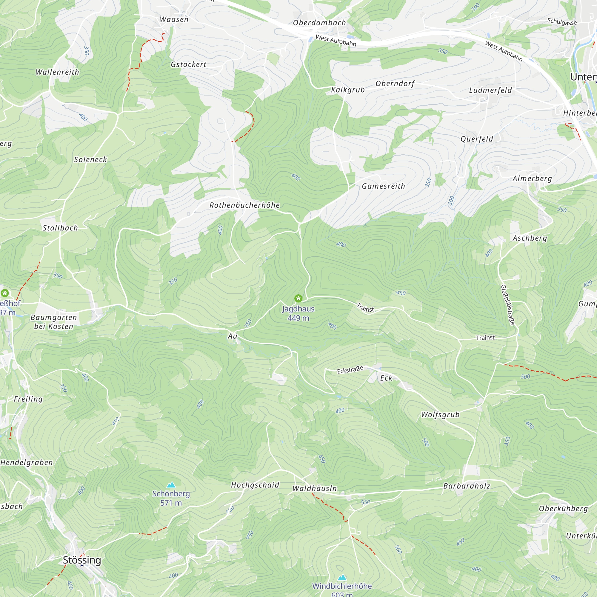Jagdhaus map