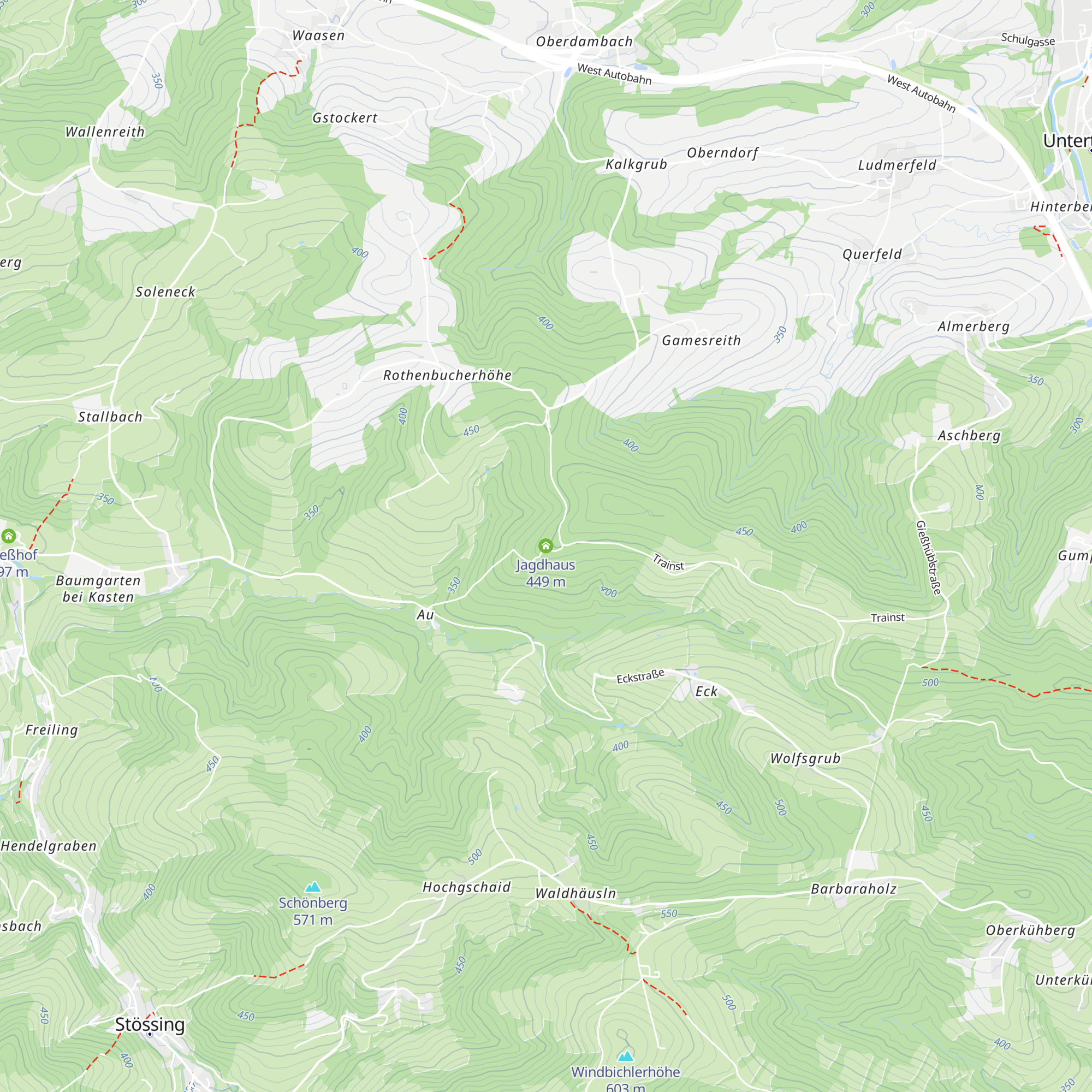 Jagdhaus map