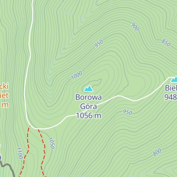 Map of Borowa Góra