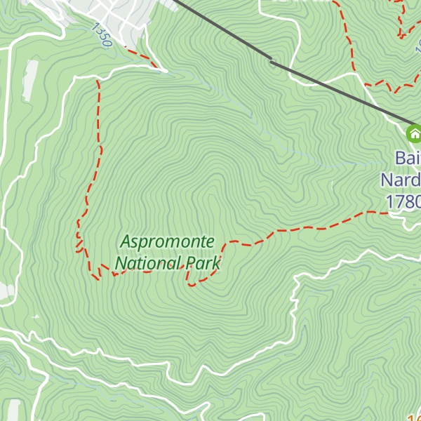 Map of Monte Basilico
